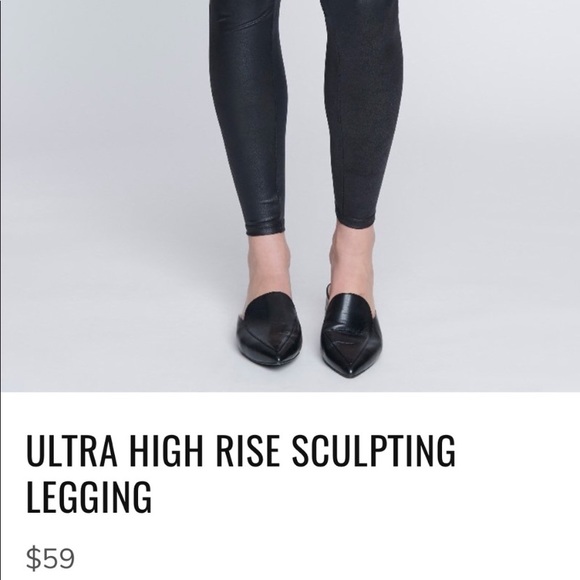 Seven7 Faux Leather Leggings NWOT GREY ONLY - Picture 6 of 10